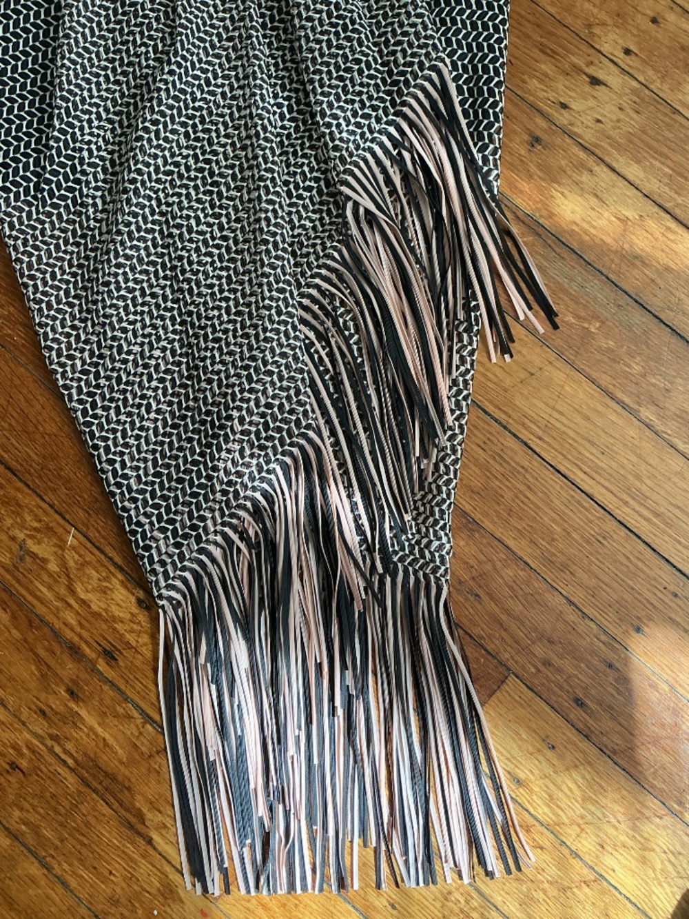 Zara Asymmetrical Fringe Skirt Sarong - Picture 2 of 3